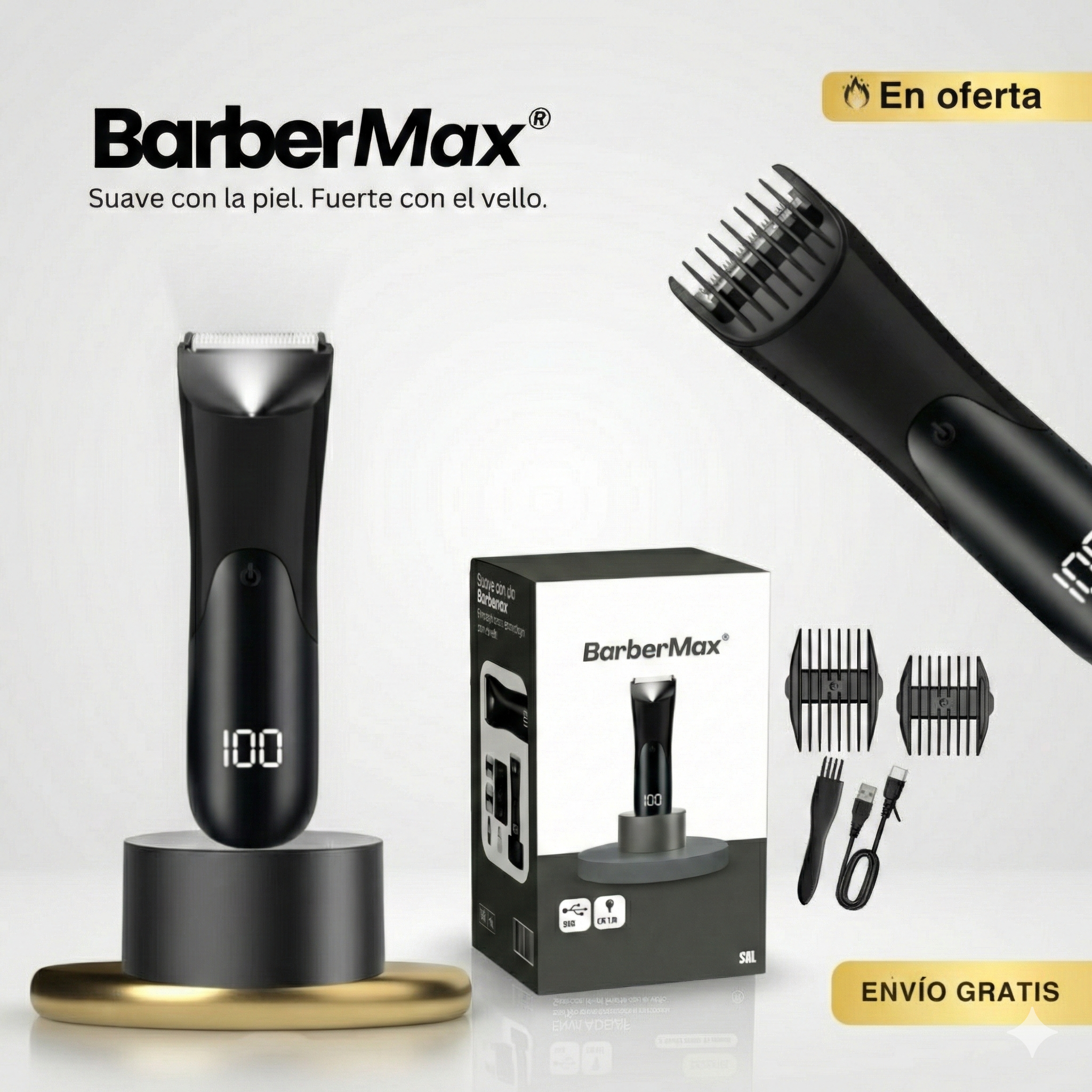 BarberMax® – Recortadora Íntima Profesional